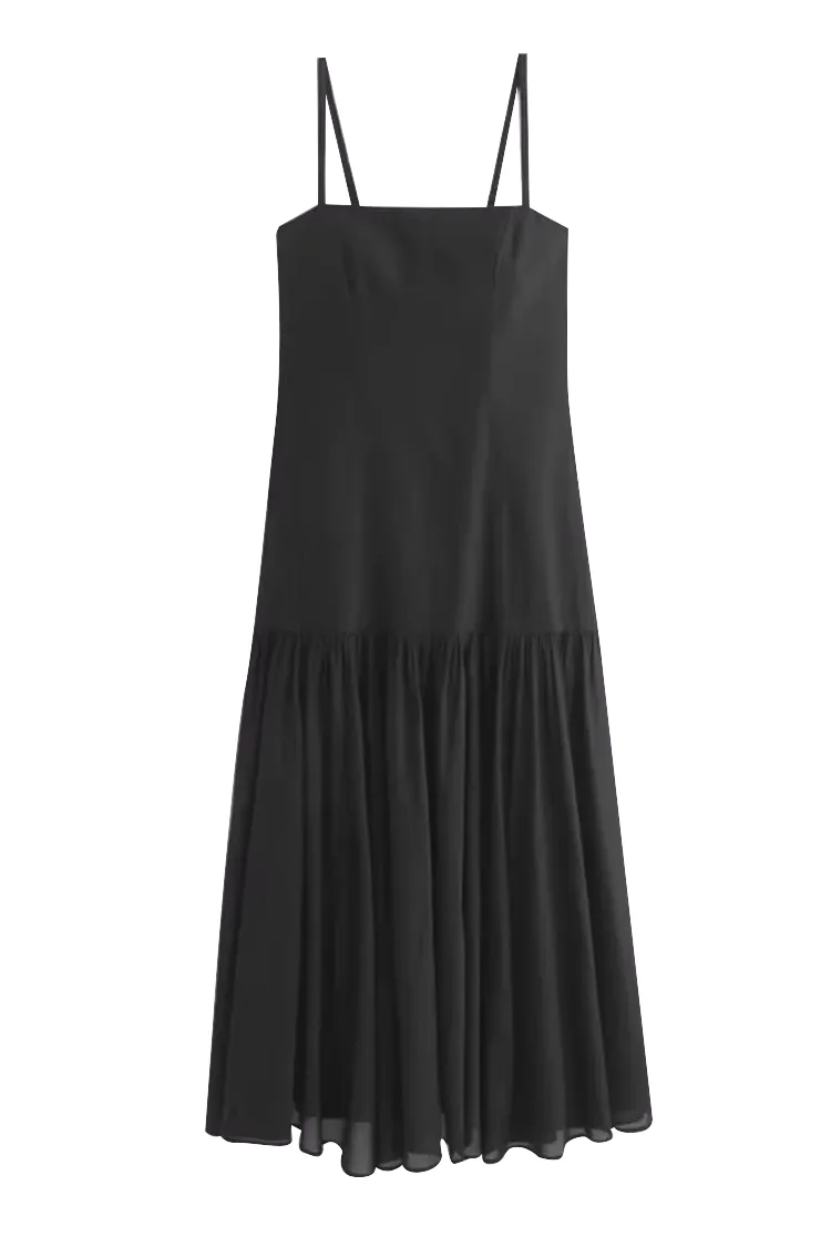 Casual slipdress van linnenmix voor dames